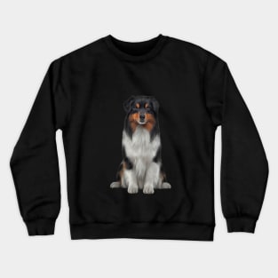 Australian Shepherd dog. Crewneck Sweatshirt